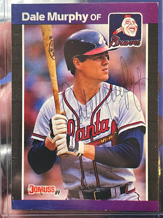 Dale Murphy 1989 Donruss Autograph