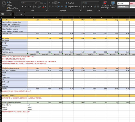 Annual Sales Dashboard Agency File v2