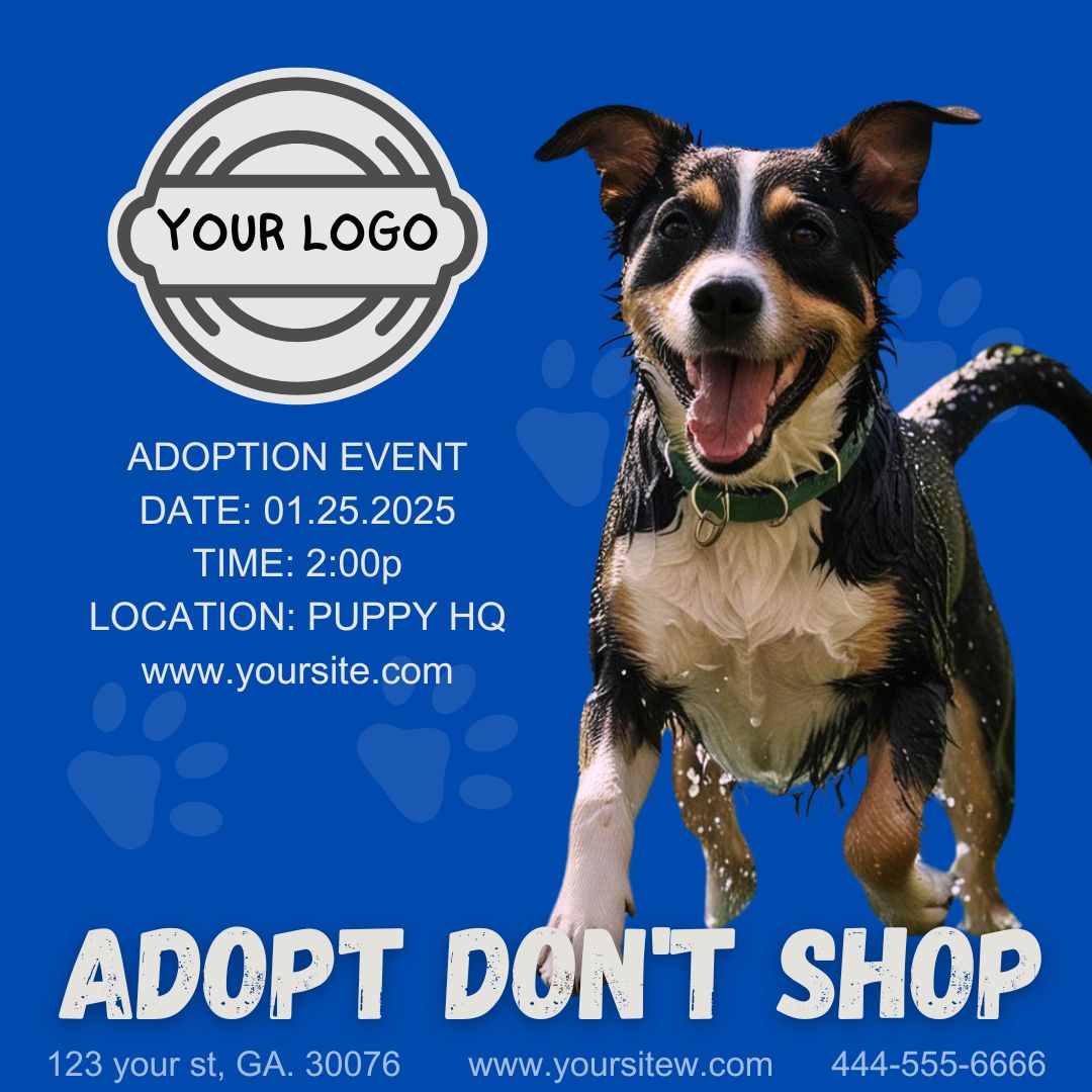 K9 Social Media Templates - 31 count - Editable