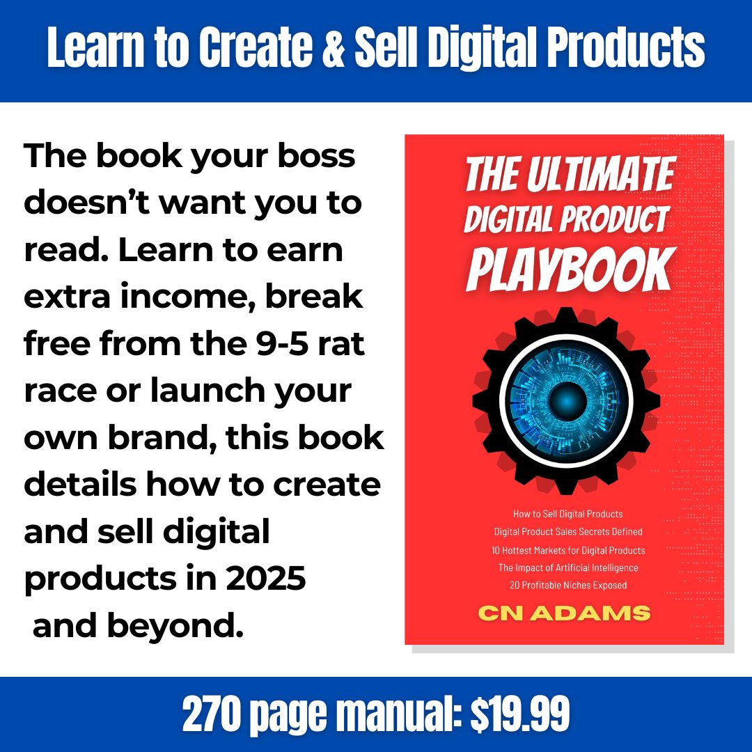 Ultimate Digital Products Playbook - Author CN Adams