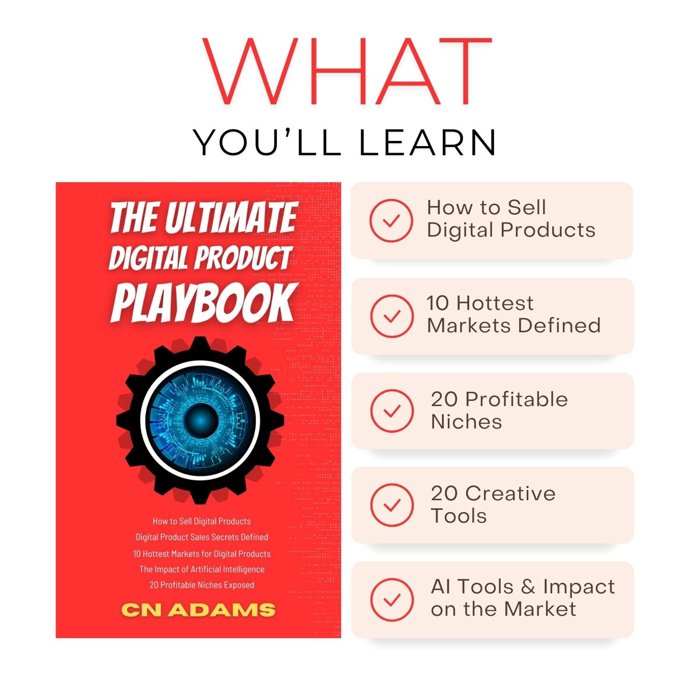 Ultimate Digital Products Playbook - Author CN Adams