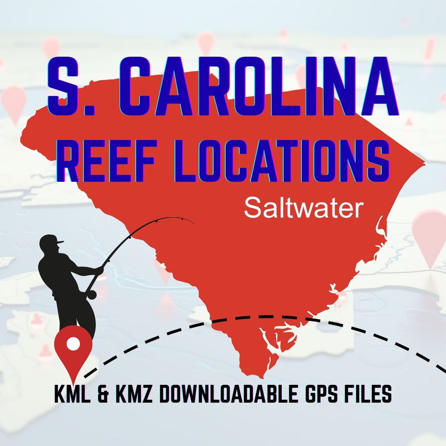 South Carolina Reefs GPS/GPX File