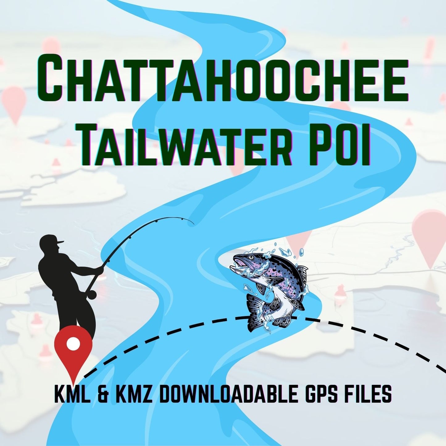 Chattahoochee Tailwater GPS File - KML and KMZ