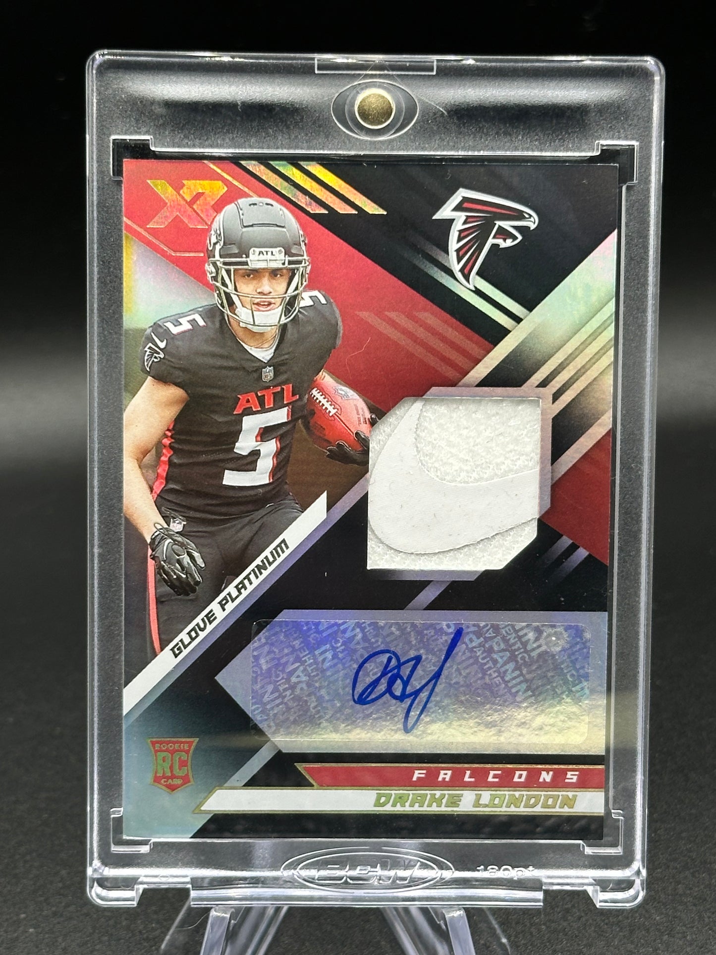 2022 Panini XR Glove Platinum Nike Swoosh Drake London RC Autograph 1 of 1 RSA-DL