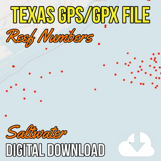 Texas Reefs GPS/GPX File