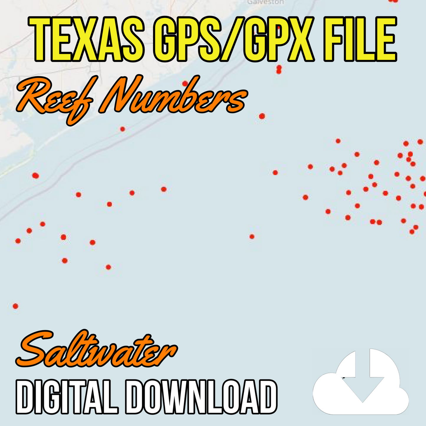 Texas Reefs GPS/GPX File