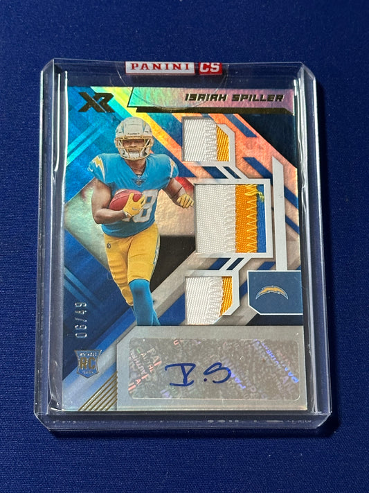 2022 Panini XR Isaiah Spiller RPA