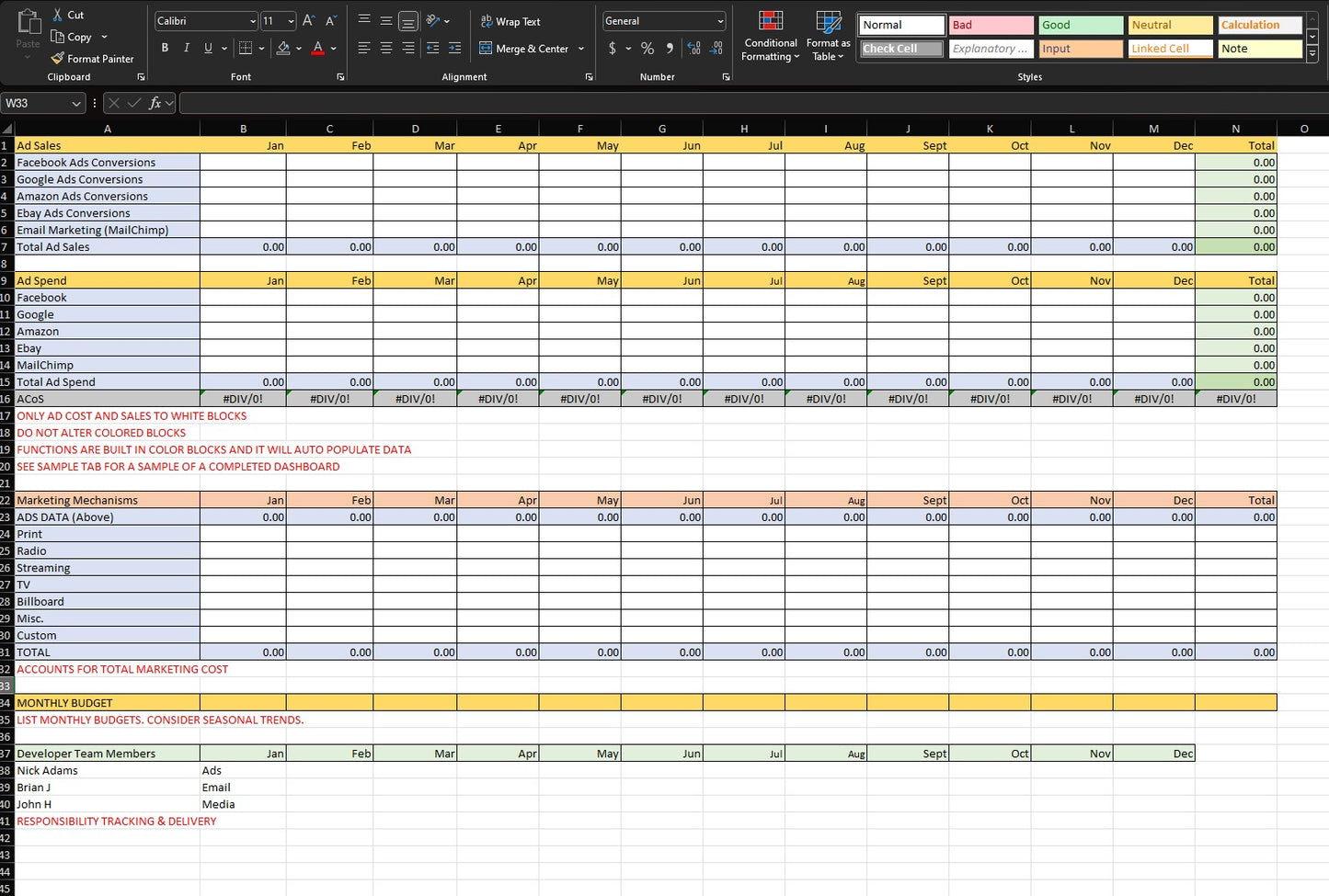 Annual Sales Dashboard Agency File v2