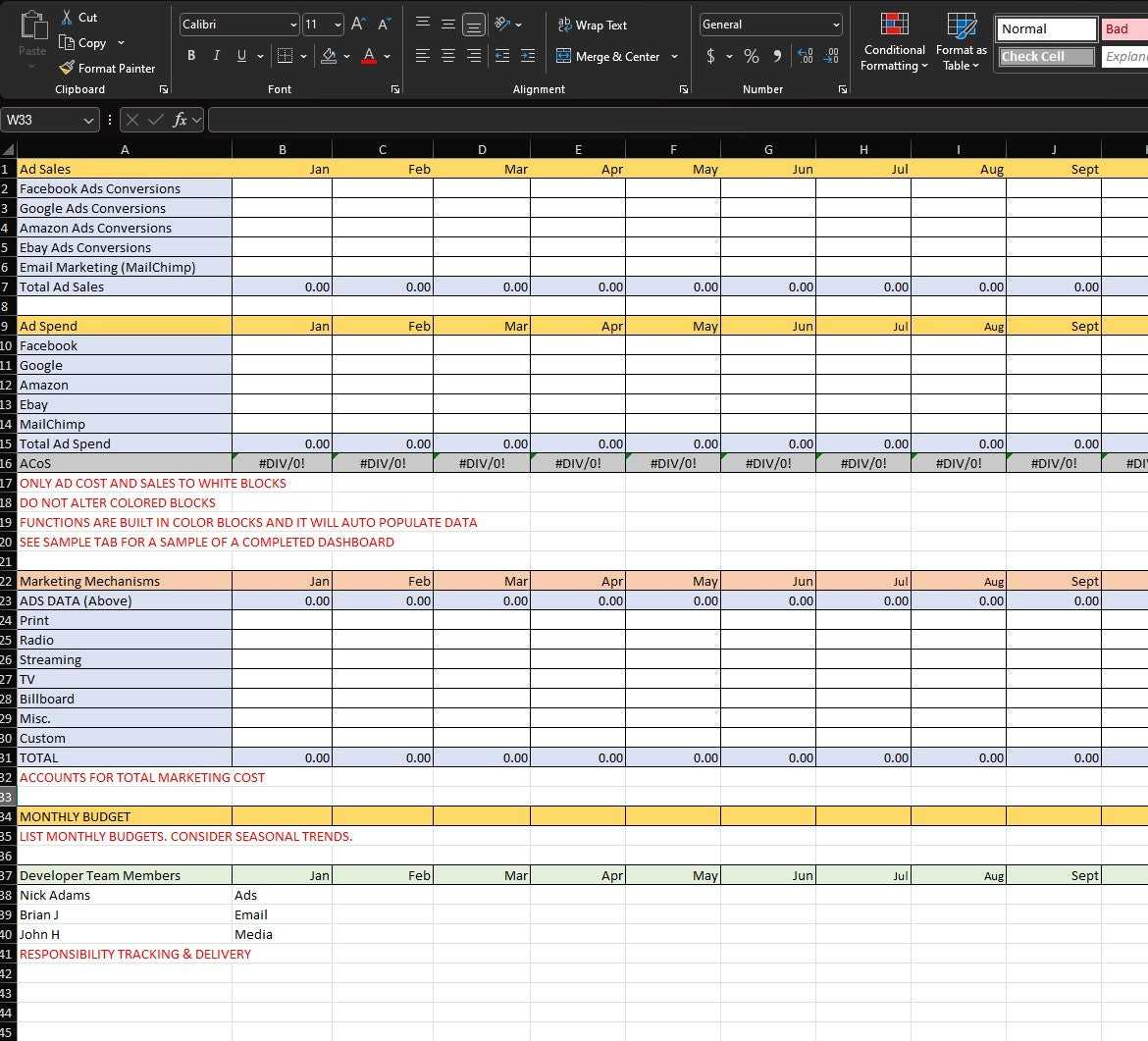 Annual Sales Dashboard Agency File v2