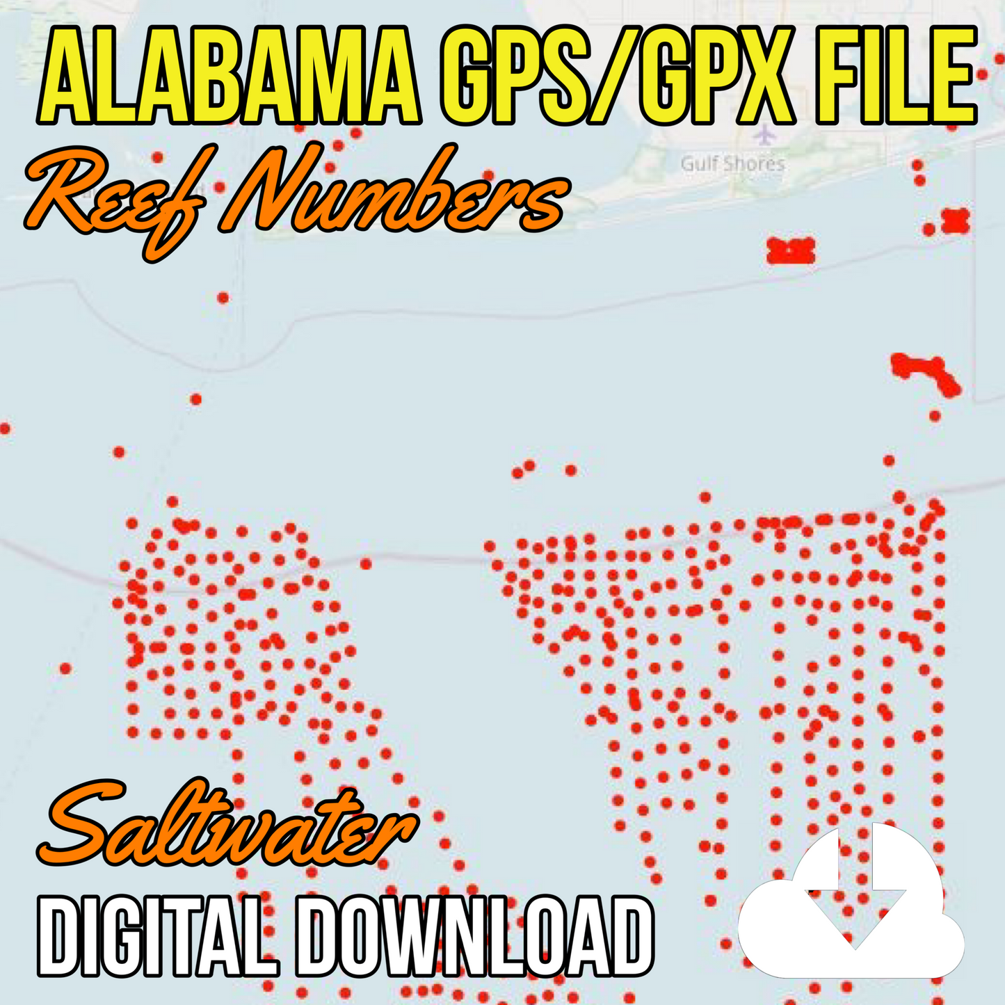 Alabama Reefs GPS/GPX File