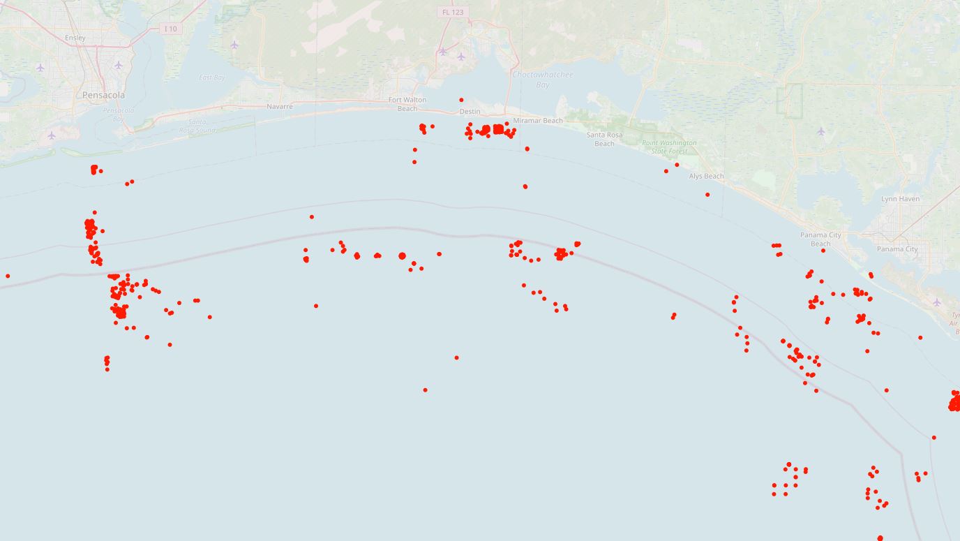 Florida Reefs GPS/GPX File