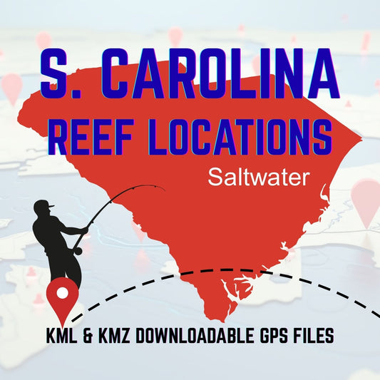 South Carolina Reefs GPS/GPX File