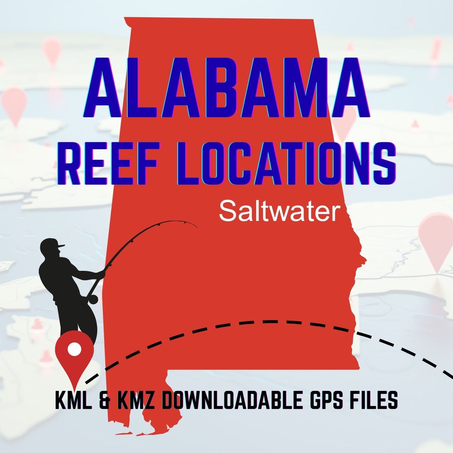 Alabama Reefs GPS/GPX File