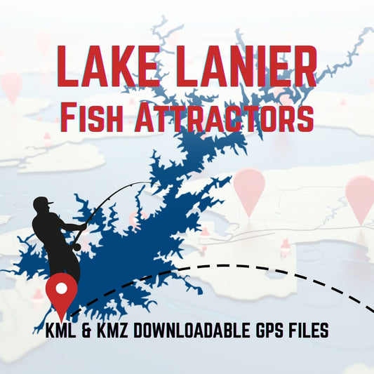 Lake Lanier Fish Attractors GPS/PGX File