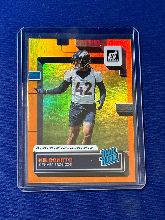 2022 Donruss Nik Bonitto Card Number 380, Number Match SP 39/42