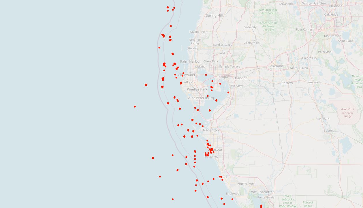 Florida Reefs GPS/GPX File