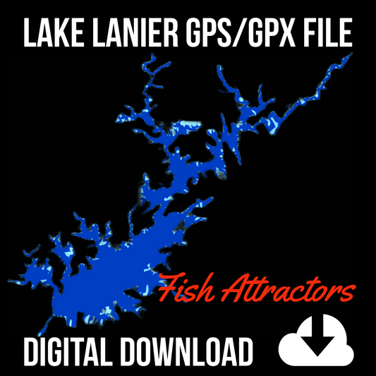 Lake Lanier Fish Attractors GPS/PGX File